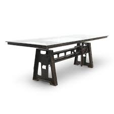 Metal, wood and plastic or be made of solid glass. Industrial Glass Table For Sale At Pamono