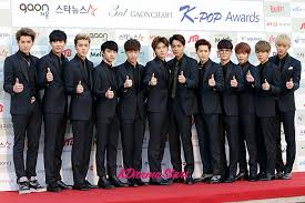 Exo Attends The 3rd Gaon Chart Kpop Awards Feb 12 2014