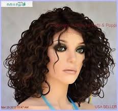 Details About Lace Front Curly Brown Wig Color Fs4 30 Heat Friendly Sassy Hot Usa Seller 264 B