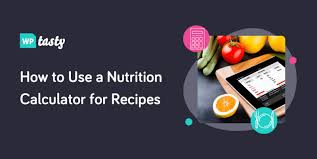 nutrition calculator for recipes