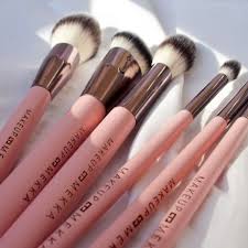 pretty pink brush set makeupmekka