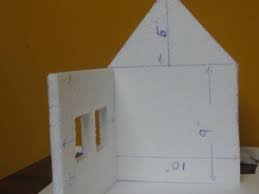 how to make a thermocol house model