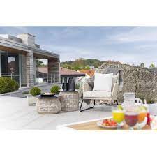 Midway Outdoor Armchair With Foot Stool