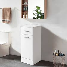 Gloss White Bathroom Cupboard And