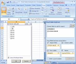 ms excel 2007 hide zero value lines