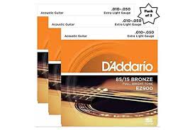 Buy Bronze Great American Extra Light Acoustic Guitar Strings Pack Of 3 Online At Best Price In Nepal Okdam