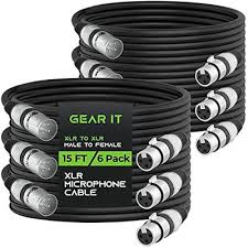 Gearit Xlr To Xlr Microphone Cable 15