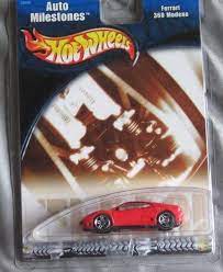 Licensed hot wheels, 1999 hot wheels, 1999 first editions, and 26 more. Amazon Com Hot Wheels Auto Milestones Ferrari 360 Modena Red 1 64 Scale Collectible Die Cast Car Toys Games