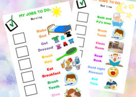 Morning And Bedtime Checklist Printable Morning Routine Checklist Bedtime List