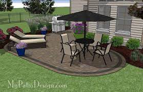 440 Sq Ft L Shaped Patio Design