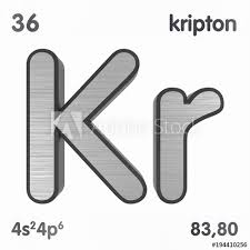 These blocks are named for the characteristic spectra they produce: Krypton Kr Chemical Element Sign Of Periodic Table Of Elements 3d Rendering Stock Illustration Adobe Stock
