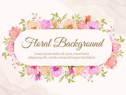 wedding banner design flowers and
