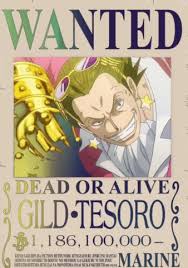 195 Gild Tesoro - One piece wanted NFT collection | OpenSea