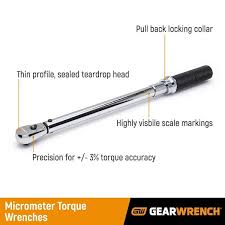 gearwrench 1 2 in drive 30 ft lbs to