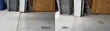 concrete garage floor repair in