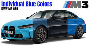 bmw m3 g80 individual blue colors and