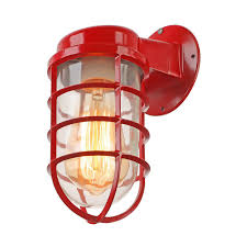 Industrial Glass Lamp Shade Led Single