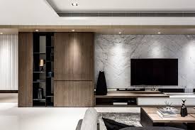 Contemporary, interior design, living room, tv wall units. Hall Interior Small Rectangular Hall Showcase Design Decoomo