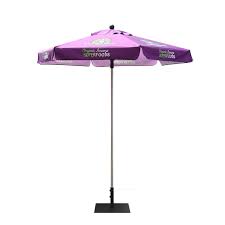 Custom Market Umbrellas 8ft Hex Lush