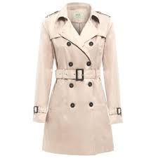 Womens Double Ted Trench Coat