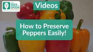 how to freeze preserve peppers