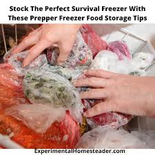 prepper freezer food storage tips