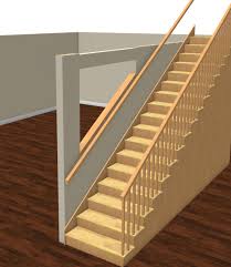 Sloped Angle Wall Going Down Stairs Q