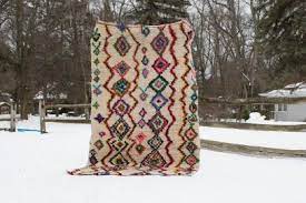 how to clean rugs in the snow