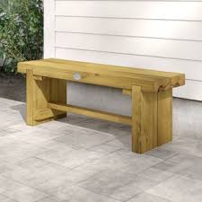Here are some uses for backless garden bench: Wooden Sleeper Bench Wayfair Co Uk