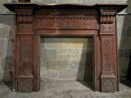 Very Nice Antique Carved Fireplace