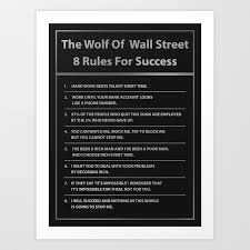 The Wolf Of Wall Street 8 Rules For