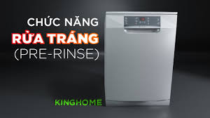 KingHome.vn] Chức năng rửa tráng (PRE - RINSE) của Máy rửa chén - YouTube