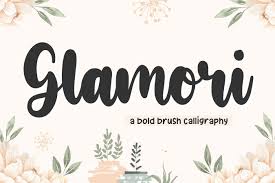 Calligraphy fonts are more artistic than the average font, often using a script style to emulate the look of handwriting. Glamori Bold Brush Calligraphy Font By Balpirick Studio Thehungryjpeg Com