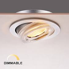 Obsess 8w 4inch Dimmable Recessed Led Downlight Adjustable Recessed Lighting Fixture With Round Led Recessed Lighting Recessed Ceiling Lights Recessed Lighting