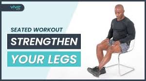 10 minute seated leg workout with a
