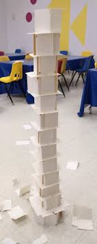 The tower represents change in the most radical and momentous sense. Index Card Towers