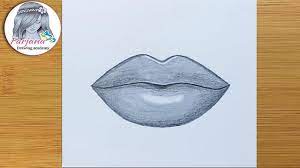 how to draw lips for beginners easy