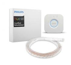 Philips Hue 80 Dimmable White And Color Ambiance Led Lightstrip Plus Smart Light Hue Smart Bridge 2nd Generation Kit Tech Rabbit