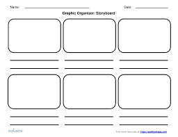Storyboard Chart Graphic Organizers Fiction Graphic