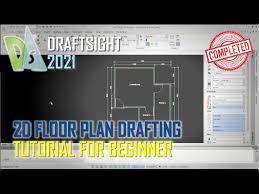 Draftsight 2021 2d Floor Plan Drafting