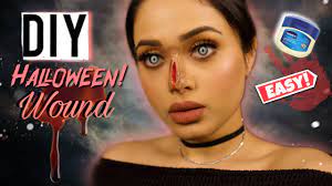 easy halloween makeup tutorial split