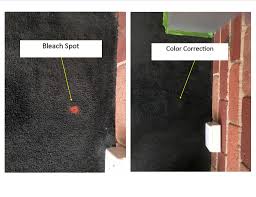 bleach spot correction on nylon carpet