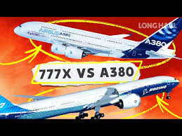 the boeing 777x vs the airbus a380