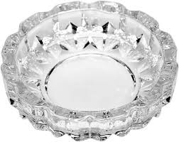 Crystal Round Glass Ashtray Outdoor