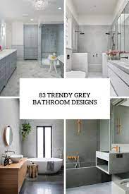 83 trendy grey bathroom designs digsdigs
