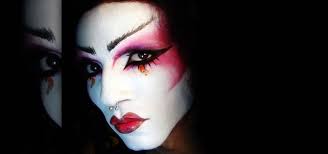 how to create a twisted geisha makeup