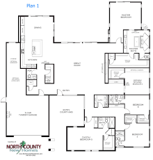 At advanced house plans, our many one story house plans also include luxurious touches such as ornate ceilings. Vista Santa Fe Floor Plan 1 Pacific Highlands Ranch North County New Homes