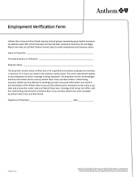 22 Printable Previous Employment Verification Form Templates