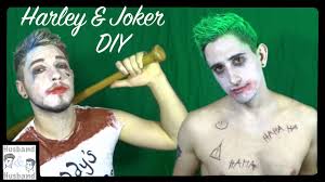 male harley quinn and joker cosplay