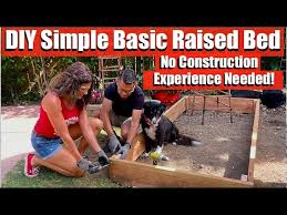 build a diy simple basic raised bed